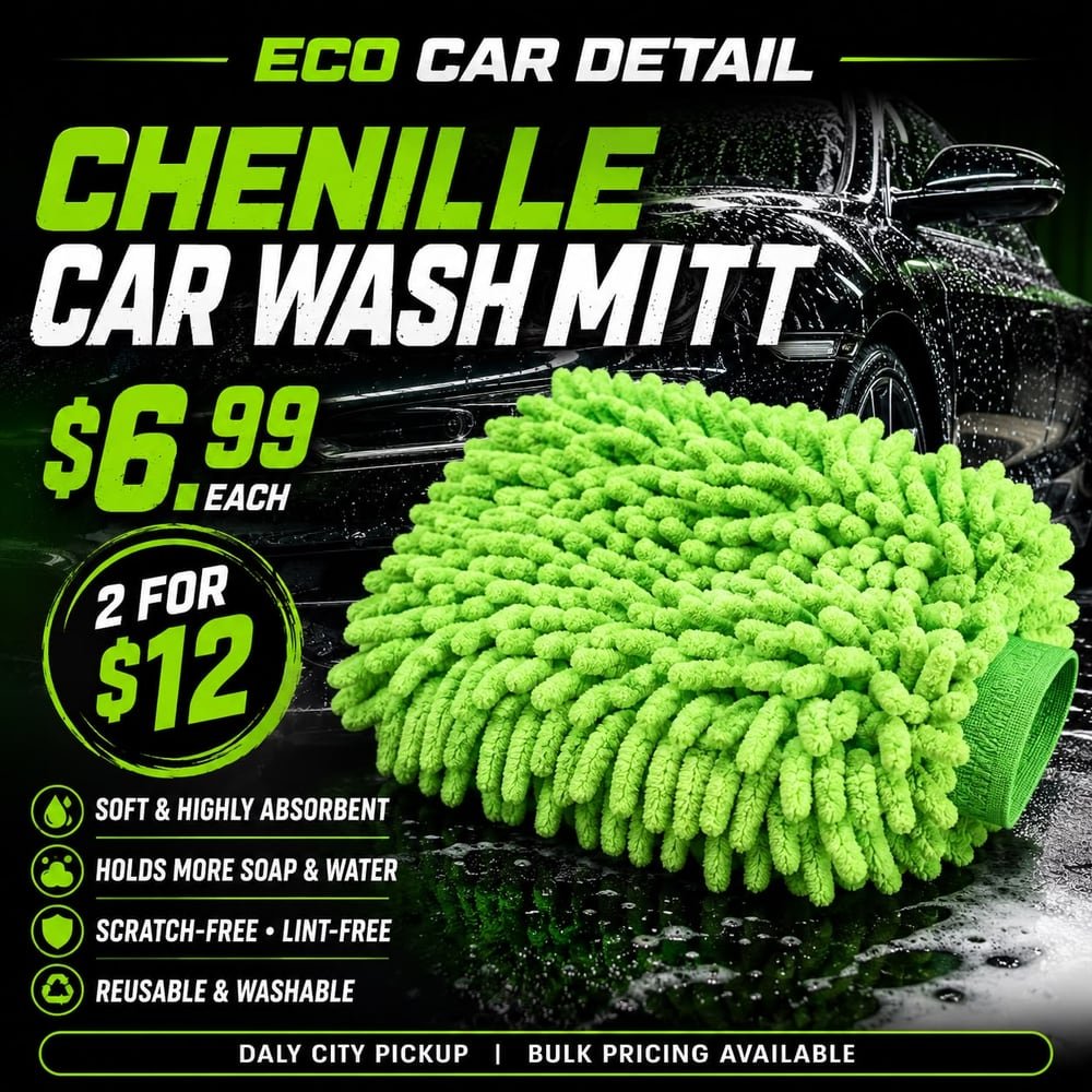 Chenille Car Wash Mitt