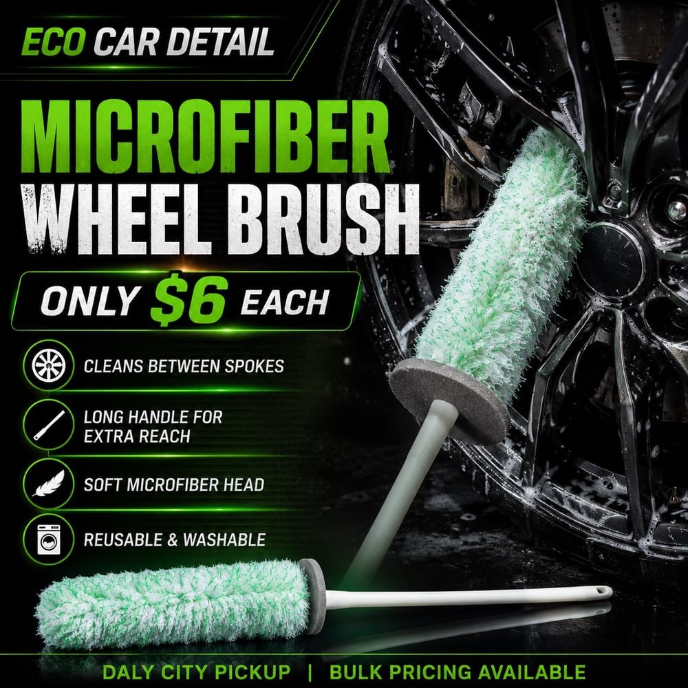 Microfiber Wheel Brush